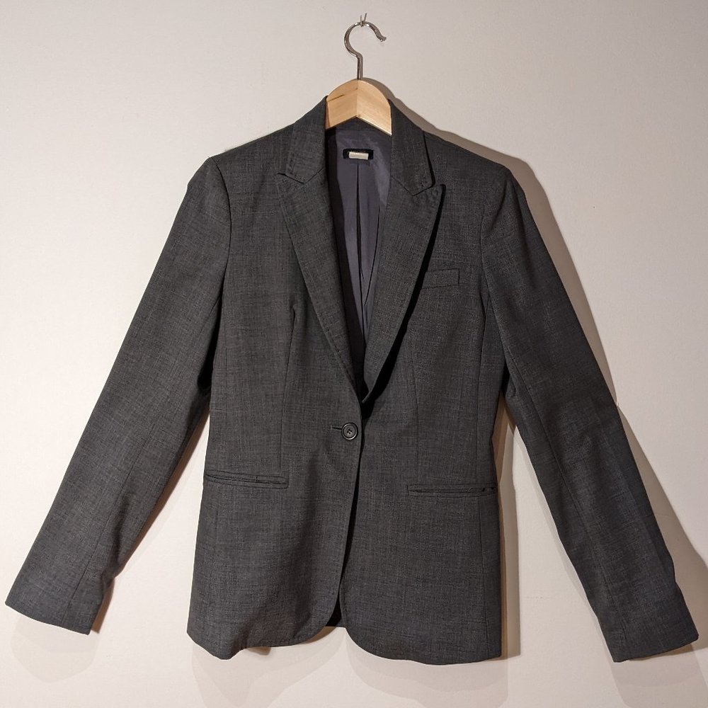 J Crew Wool Stretch Blazer Women's Size 2T
